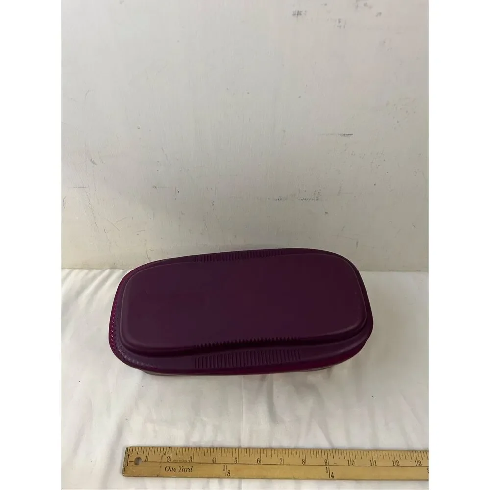 Tupperware‎ XL Microwave Noodle Cooker Purple 2 pieces